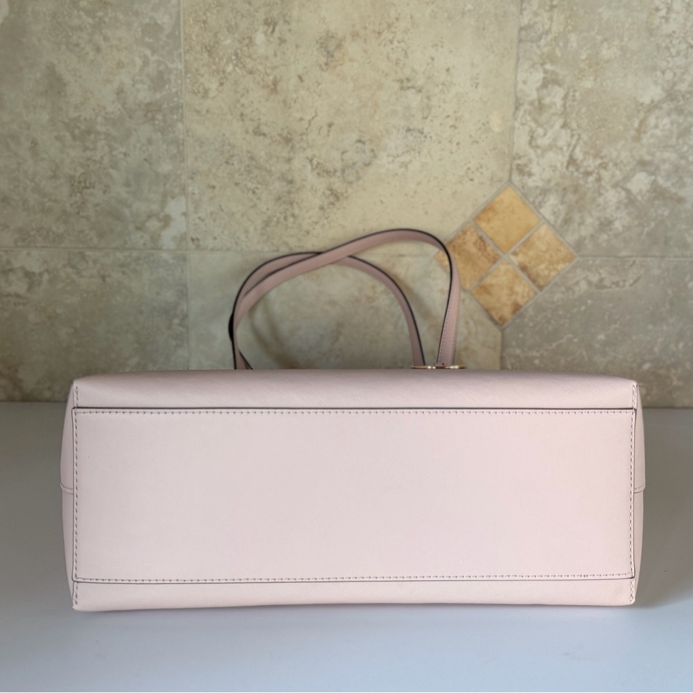 Michael Kors Sheila LG Tote Shoulder Bag + Wallet Pink - Picture 6 of 15
